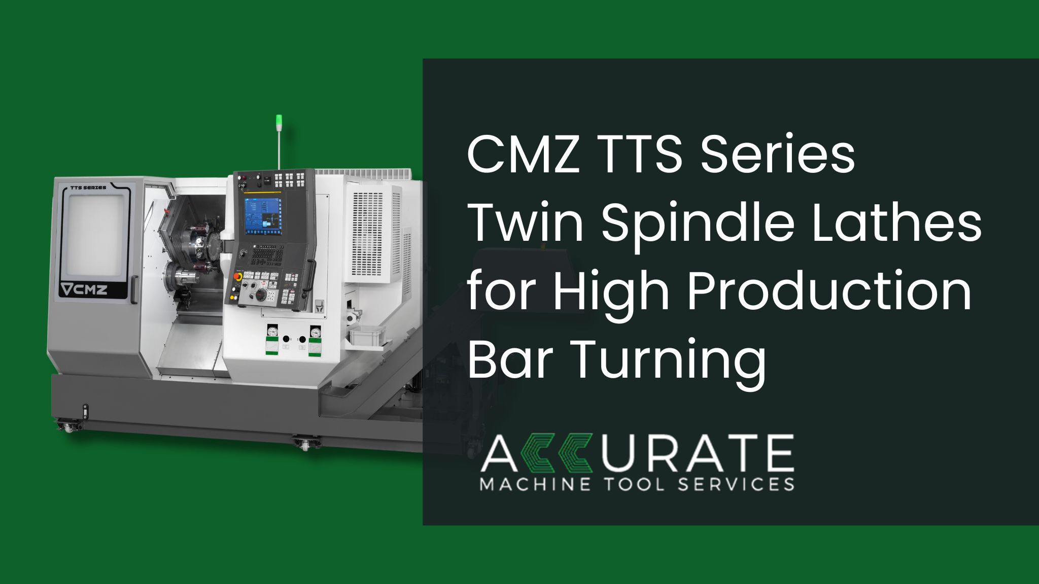 CMZ TTS Series CNC turning center supporting high efficiency manufacturing in Wisconsin