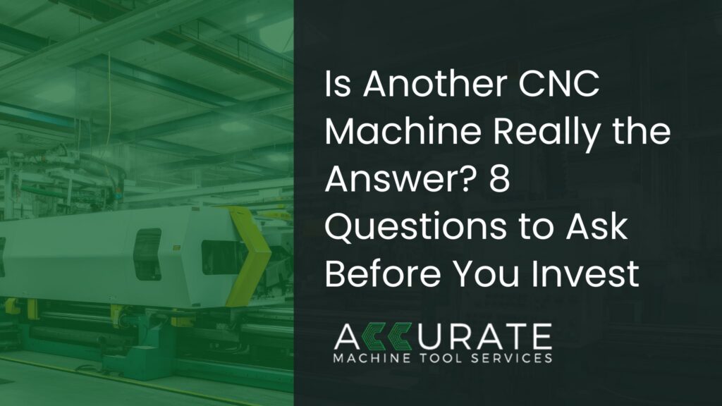 CNC machine shop floor with multiple machines used in a modern manufacturing facility.